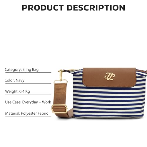 Image of Lavie Signature Woman's Leo Baltimore Crossbody Sling Bag | Ladies Purse Handbag | Gift For Women