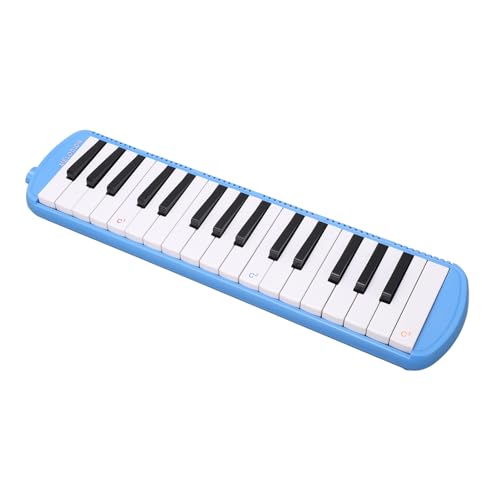 livre Drfeify 32 CLÉ MELODICA, Clavier de Piano à Air à Double Porte-parole avec un Instrument de Musique à Sac de Transport pour les Enfants, les étudiants et les Adultes (BLUE)