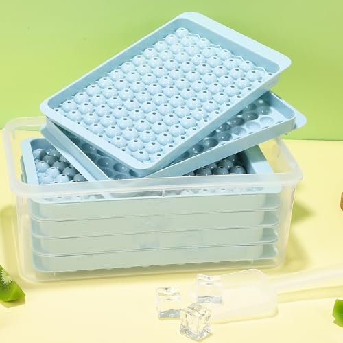 Set de moldes para cubitos de hielo mini círculo, 4 capas miniatura 7
