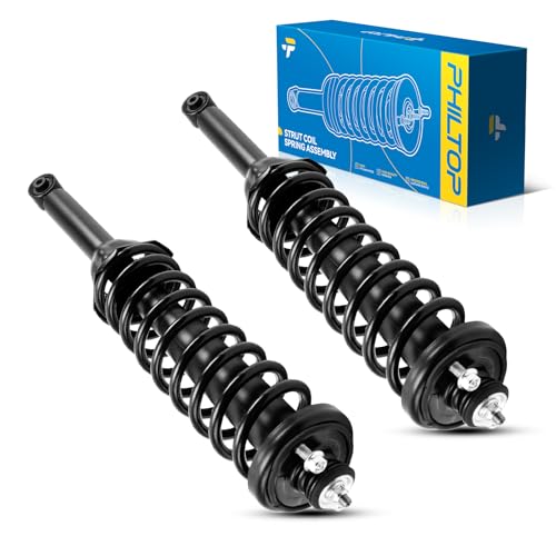 Image of PHILTOP Rear Struts Assembly Shock Absorber Direct Replacement for CR-V 1997-2001, Quick Suspension 171325 * 2, Struts with Coil Spring Assemblies SAA840 Set of 2