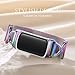 JKD Stylish Metal Bands Compatible with Fitbit Charge 6/Charge 5 Band Women Men, Soft Stainless Steel Metal Mesh Replacement Wrist Bands for Fitbit Charge 5/Charge 6 Fitness Activity Tracker, Colorful