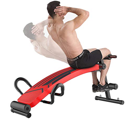 Polwer Adjustable Weight Bench, Sit Up Bench Dumbbells Supine Board Push Ups Bench Press Workout Benches for Home, Strength Abdominal Training for Indoor Sports Activities