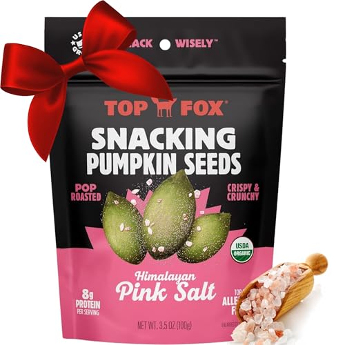 ★Top Fox Organic Pumpkin Seeds, 3.5oz, 6 bags