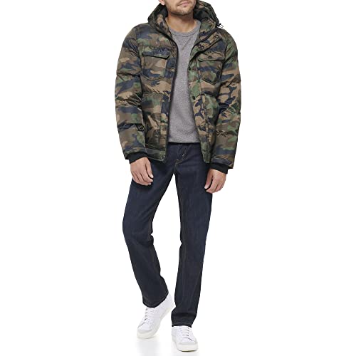 Image of Levi's Men's Performance Hooded Puffer Trucker Jacket (Regular & Big & Tall Sizes)