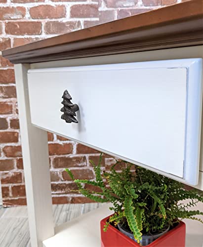 Bestgiftever Cast Iron Drawer Cabinet Knob Pull - Pine Tree (Set Of 12) #TOP4