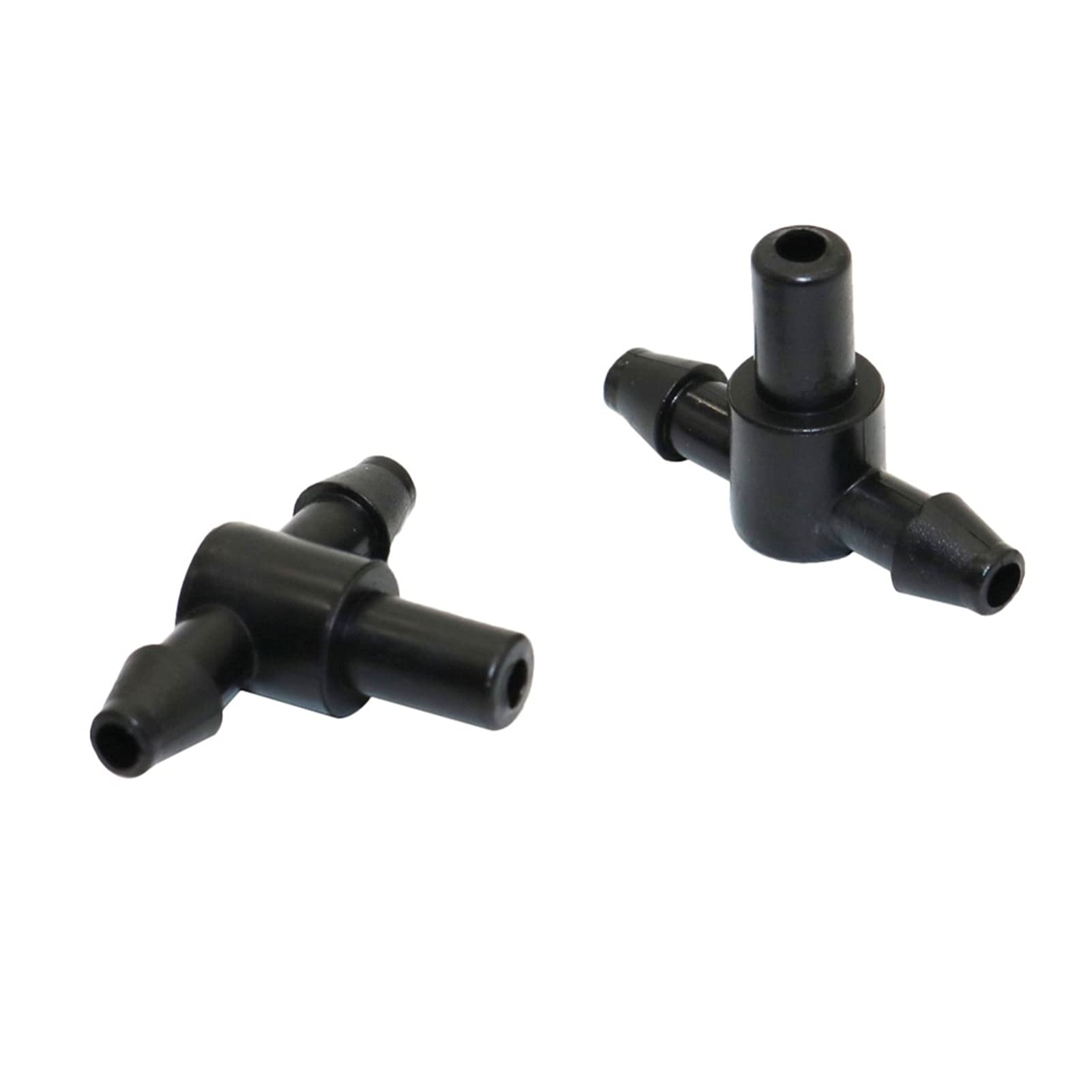 Adaptateur de tuyau de plomberie de jardin Barb Garden Eau Connector Tee Tee, utilisé pour connecter 4 / 7mm Tuyau de 4 / 7mm Toile de buse de buse Système de tuyauterie 500 pièces