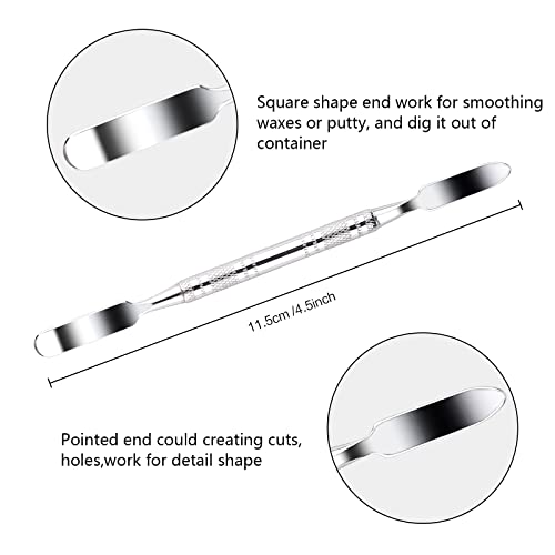 Bobisuka 4 Piece Halloween Sfx Special Effects Makeup Kit - Modeling Scar Wax + Coagulated Blood With Spatula Tool And Black Stipple Sponge All In One (Vampire Set) #TOP5