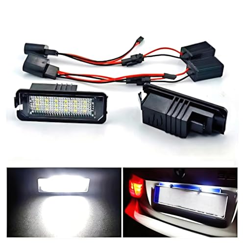 Luces LED de matrícula para Golf 4 5 6 7 y Scirocco pack de 2 unidades 7