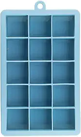 Oikos - Forma de Gelo 15 Cubos Azul Média