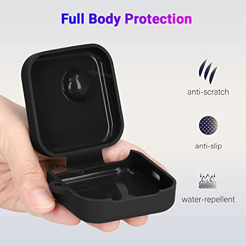 Image of LIRAMARK Shockproof Protective Silicone 360 Cover Case with Buckle Designed for Nothing Ear 1 (Black)