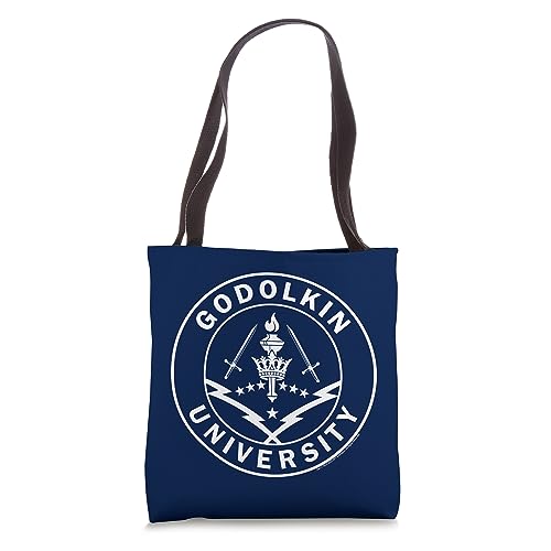 Bolsa Tote con sello blanco Gen V Godolkin University miniatura 1