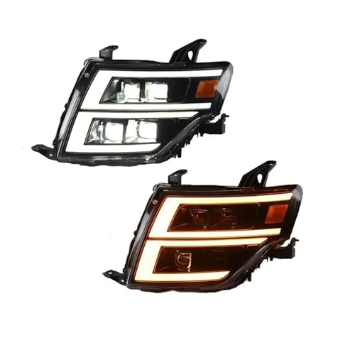 Faros delanteros opacos solución para Mitsubishi Pajero V97 V93 luces diurnas