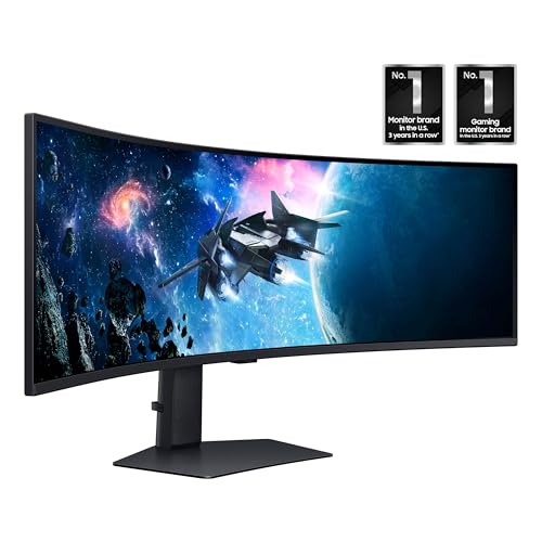 SAMSUNG 49” Odyssey G9 Series DQHD 1000R Curved Gaming Monitor, 1ms(GtG), VESA DisplayHDR 1000, 240Hz, AMD FreeSync Premium Pro, Height Adjustable Stand, Ultrawide Screen, LS49CG954ENXZA, 2024 - Image 3