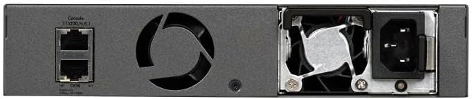 NETGEAR M4300-12X12F Rear Panel with Power and Fan