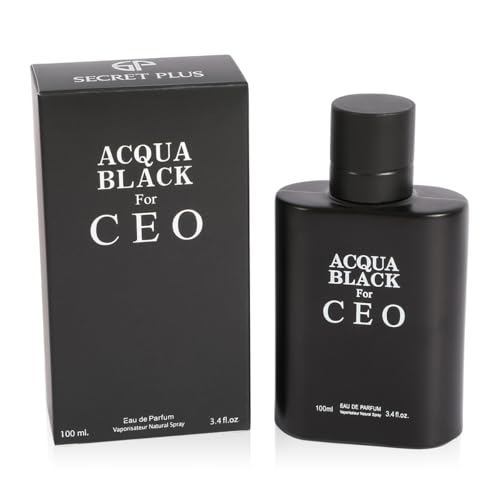 Acqua Black For Ceo Spray Cologne - Eau De Parfum for Men - 3.4 fl.oz