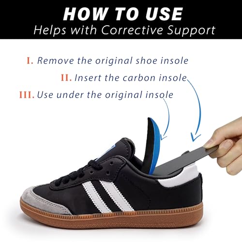 Plantillas de Fibra de Carbono para Niños, 1 Par miniatura 4