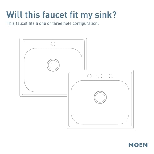 Image of Moen Arbor Spot Resist Stainless One-Handle Pulldown Kitchen Faucet with Sprayer and a Reflex Docking System, Kitchen Sink Faucet Featuring Power Boost for a Faster Clean, 7594SRS