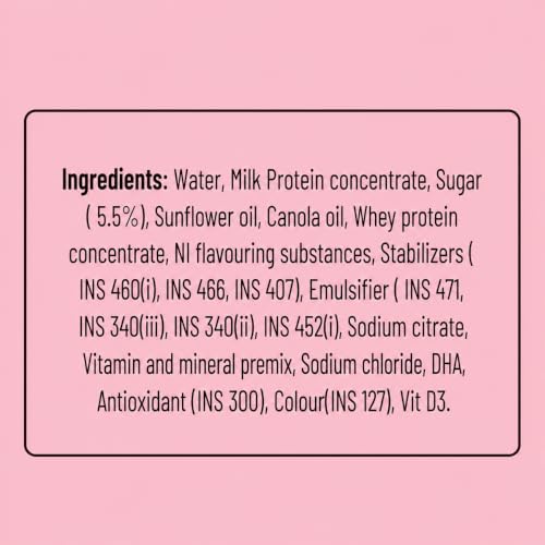 Image of ProRush Strawberry Protein Shake 250ml (Pack of 4) | Ready-to-Drink Protein Beverage with High Protein & Vitamins | Strawberry Flavour | Post Workout & Daily Nutrition Drink