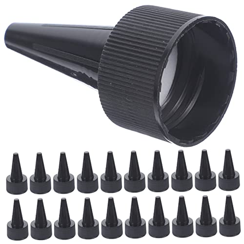 Mipcase Seal Replacement Caps 50pcs Cosmetics Pointed Caps Leakproof Bottle Lids for Glass Bottles