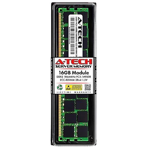 Amazon.co.jp: A-Tech 16GB DDR3 1866MHz PC3-14900R ECC RDIMM 2Rx4