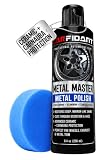 Metal Polish Kit with Applicator Pad – Restores Shine & Removes Oxidation on Chrome, Aluminum & Stainless...