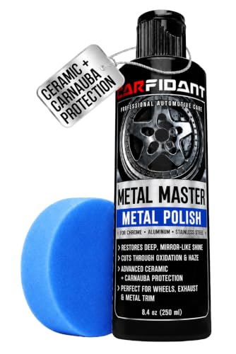 Metal Polish Kit with Applicator Pad - Restores Shine & Remo