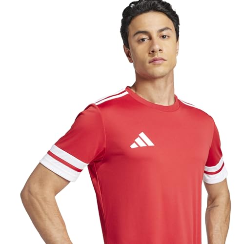 adidas Herren Squadra25 Jersey Short Sleeve Shirt, Team Power Red 2 / White, 3XL – Ansicht 5