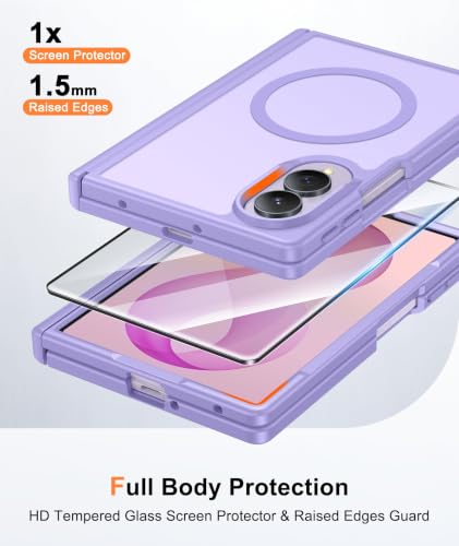 Image of FNTCASE for Galaxy Z Fold 8 Case: Compatible with MagSafe Hinge Protection