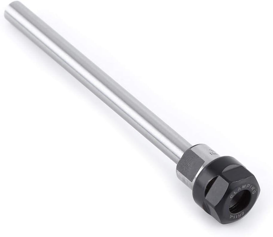 Collet Chuck Holder C8-ER11A-100L Collet Chuck Holder Portable Straight Shank Extension Lathe Rod CNC Lathe Tool Power Tools