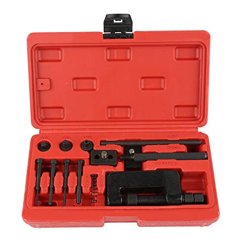 OHMG 13 pièces Outil de rivetage et séparation pour chaînes de motocyclettes et de distribution,Séparateur de chaîne de distribution de moto,Kit de...