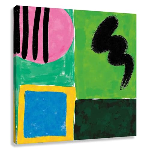 Novup Abstract Wall Art Color Burst Canvas Print Decor Pictures