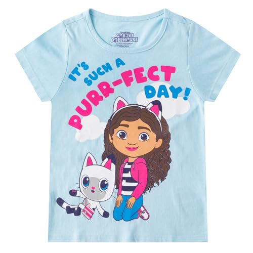 DREAMWORKS GABBY'S DOLLHOUSE Girls 4 Pack Short Sleeve T-Shirt for Big Kids4