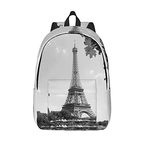 Sac à dos ordinateur portable grand volume voyage loisirs motif Tour Eiffel mixte M
