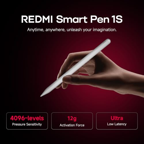 Image of Redmi Smart Pen for Redmi Pad 2 & Pad 2 Pro | Smart Pen /Stylus for Tablet | 4096 Levels of Pressure Sensitivity | Ultra Low Latency