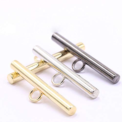 EXCEART 50 Pcs T Bar Alternar Fecho Artesanato Artesanato JÃ³ias Fechos para Pulseira Fazendo Fecho