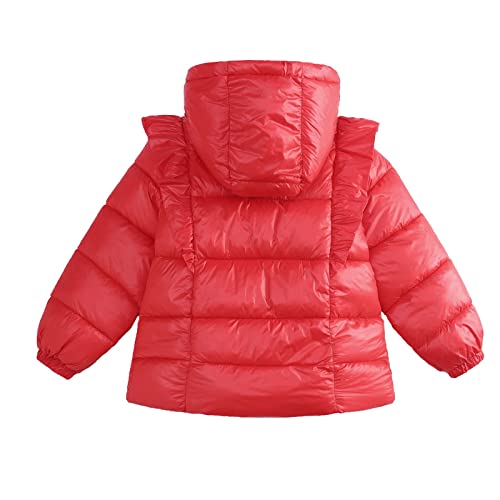 Winter Coats Kids Toddler Baby Boys Girls Infant Winter Warm Clothes Outerwear Coat Solid Padded Jacket2