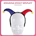 Vaguelly Halloween Clown Headband Clown Theme Hair Accessory for Parties Stage and Festivals Fun and Playful Headdress for All Ages