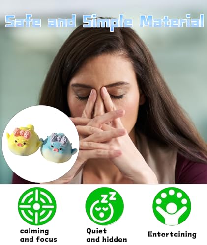 Image of Squishy Toy, Taba Squishy, Squishy Biscuit Squishy Fidget Toys Fufu Taba Stress Ball Squeeze Toys Anxiety Relief for Women /Men Stocking Fillers Birthday Gifts163 (Yellow)