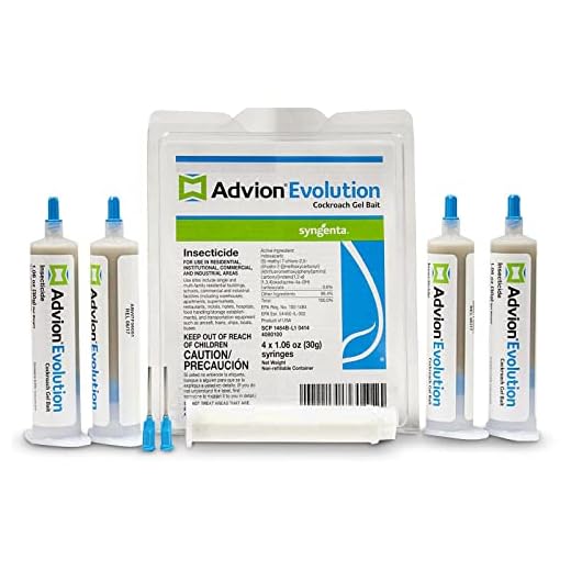 Syngenta - 61596 Evolution Cockroach Gel Bait, Size: 4 x 1.06 oz (30g), Clear