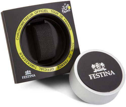 Image of Festina Men's F16351 /5 Grande Tour Stainless Steel Case Carbon Fiber Dial Ceramic Insets Watch