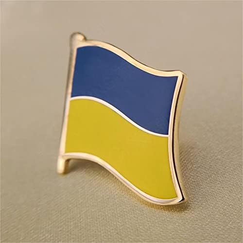 Ukraine Flag Pin, Ukrainian Lapel Pins Bulk, I Stand With Ukraine