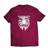 lepni.me T-Shirt pour Hommes Hacktivist Mask - Les Citations de Protestation par Anonymous (L Bourgogne Multicolore)