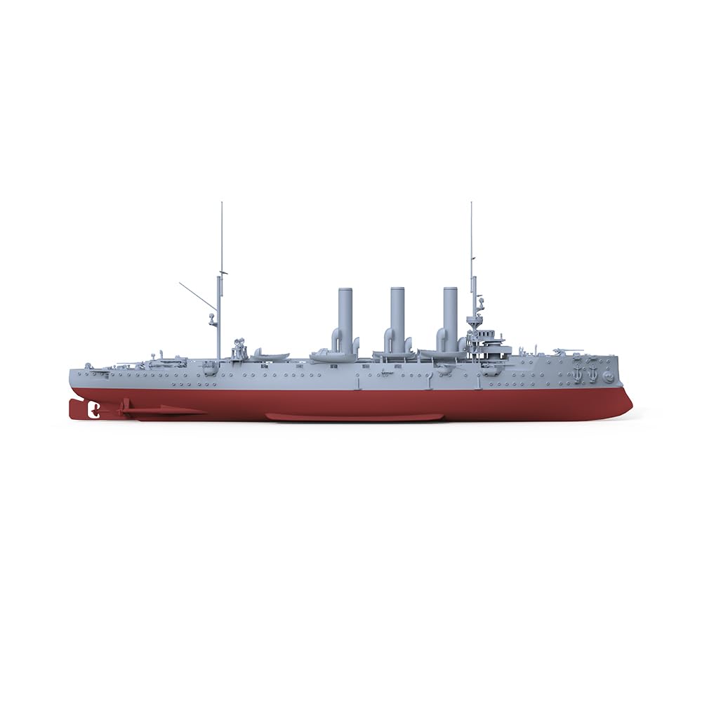 MRY-SFW SSC300507S-A 1/300 zestaw do budowy modelu wojskowego rosyjski krążownik Diana, pełny kadłub