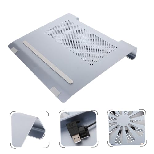 Base refrigerante para laptop Vaguelly aluminio con ventiladores USB miniatura 6