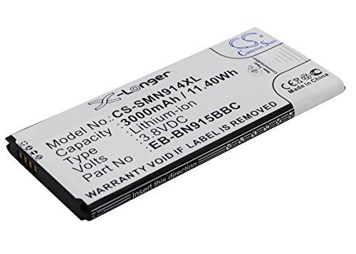 3000mAh Battery for Samsung Galaxy Note Edge, Note Edge 4G, SM N915