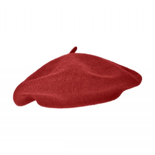 Preisvergleich Produktbild Village Hats Trendige Barett, Wolle, Schwarz rot rot Tallie Unique