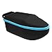 Aproca Hard Storage Travel Case, for Force1 Velocity H102 RC Boat/DEERC H120 RC Boat (Black-Blue Zipper)