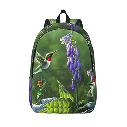 Sac à dos carte du monde papillon colibri de taille S pour fille et garçon