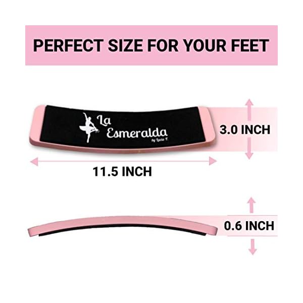 La-Esmeralda-Ballet-Turning-Board-for-Dancers-Figure-Skating-Ballet-Dance-Turning-Pirouette-Board-Training-Equipment-for-Dancer-Ice-Skaters La Esmeralda Ballet Turning Board for Dancers-Figure Skating Ballet Dance Turning Pirouette Board, Training Equipment for Dancer, Ice Skaters.