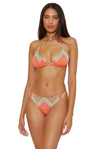 BECCA Women's Summer Sunrise Hipster Bikini Bottom, Cheeky Coverage, Swimwear Separates4